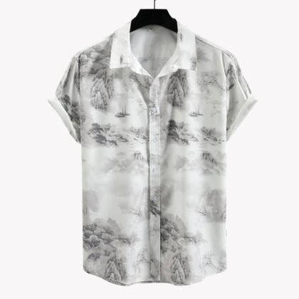 cotton casual Mountain Indian Style Shirt